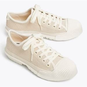 Tory Burch Cream Athletic Shoes